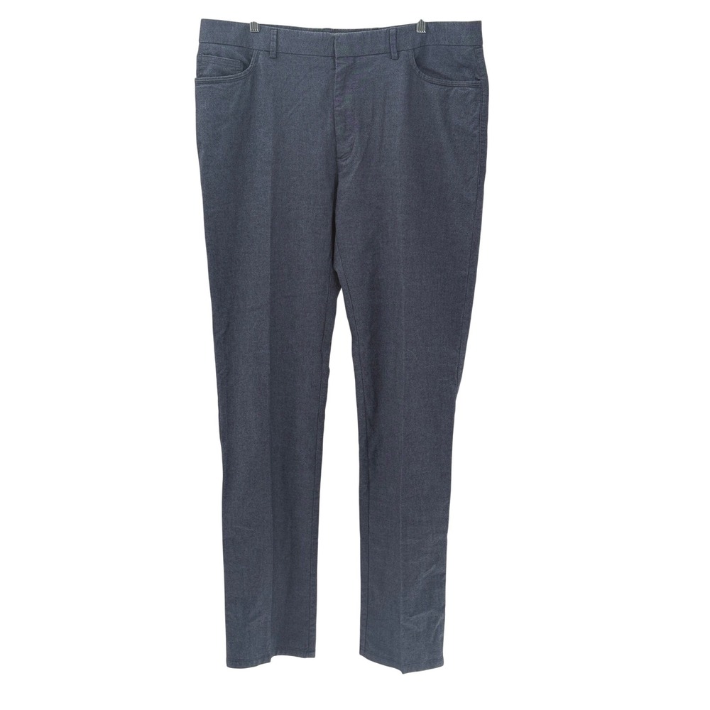 Peter‎ Millar Chino Dress Pants Straight Men 40 x 35 Blue Cotton Polyester Twill